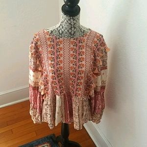American Eagle XXL Peasant Shirt, Never Worn
